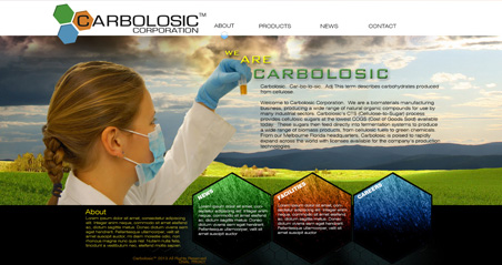 Carbolosic — website design by Creedable